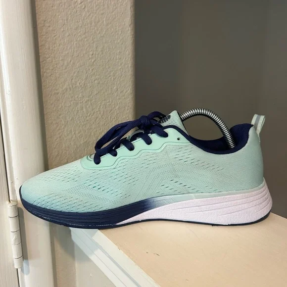 Z by Zella Lifestyle Lace-up Knit Running Shoe  Aqua/Blue Women’s Size 10 - Picture 5 of 9